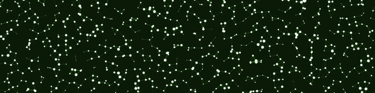 Network Mesh Procedural Art background illustration