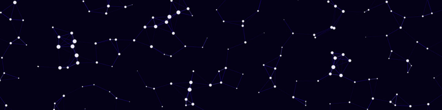 Network Mesh Procedural Art background illustration