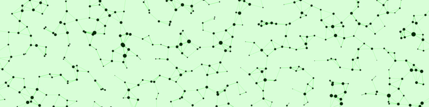 Network Mesh Procedural Art background illustration