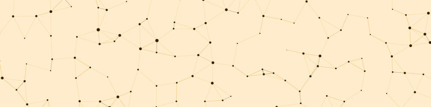 Network Mesh Procedural Art background illustration