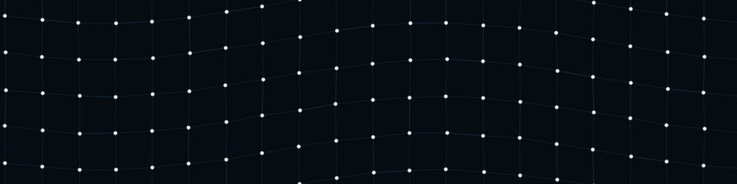 Network Mesh Procedural Art background illustration