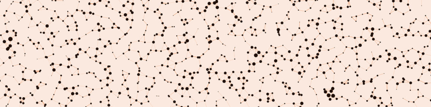 Network Mesh Procedural Art background illustration