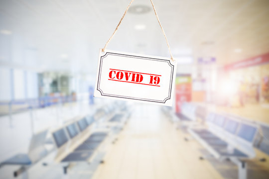 Canceled Flights Due To The Spread Of The Coronavirus, Pandemic Covid 19 At Airport