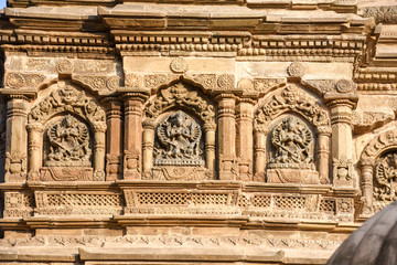 Obraz premium Architectural detail of Durban square at Bhaktapur in Nepal