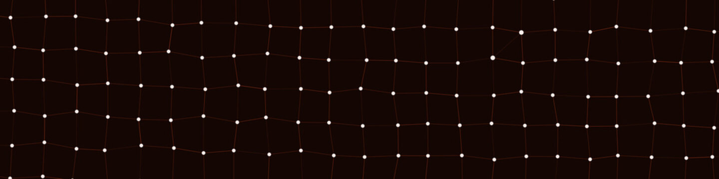 Network Mesh Procedural Art background illustration