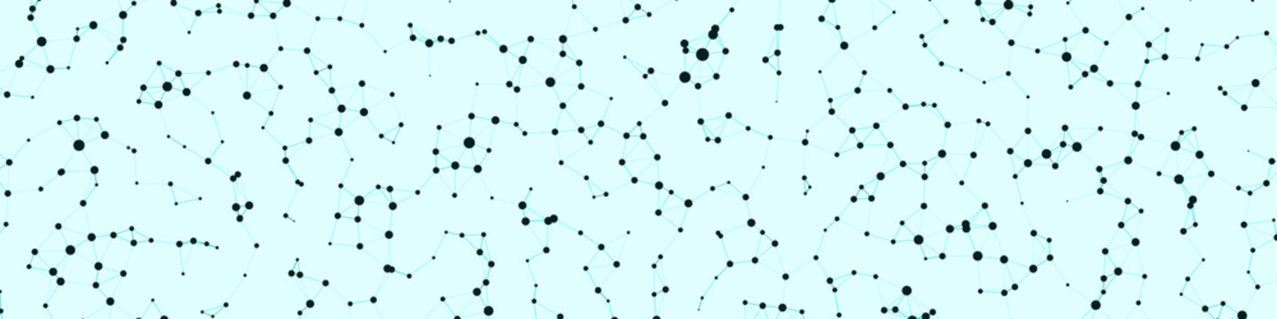 Network Mesh Procedural Art background illustration