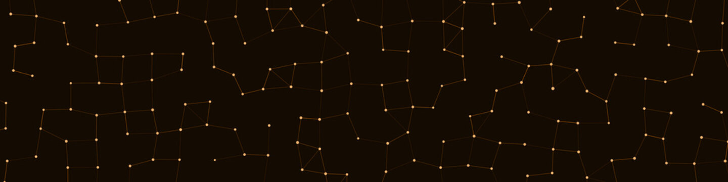 Network Mesh Procedural Art background illustration