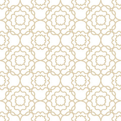 Stylish texture with a repeating floral pattern. A seamless ornamental vintage vector background.
