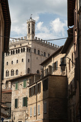Fototapeta na wymiar Gubbio, historic city in Umbria, Italy