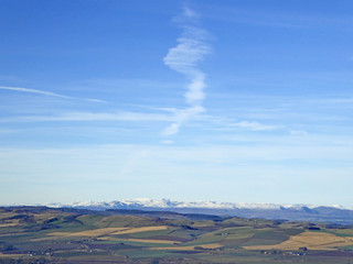 Mountains of Scotland in winter