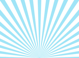 Sunlight rays background. powder blue color burst background.