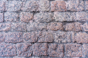 abstract background of old stone wall close up
