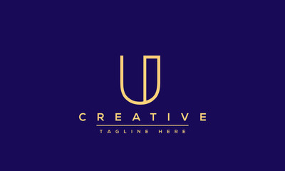 Modern creative letter U Logo Design. U UU icon initials based Monogram and Letters in vector.