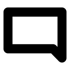 Fototapeta premium Unique comment icon, illustration, vector