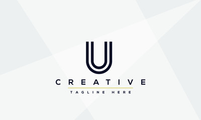 Modern creative letter U Logo Design. U UU icon initials based Monogram and Letters in vector.