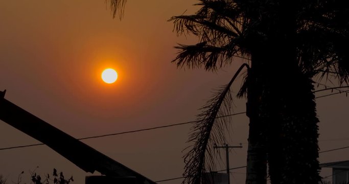 Aftermath of Thomas Fire in Ventura California December 2017