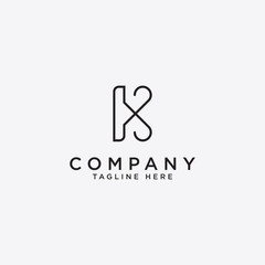 K Letter Logo Concept,- Vector