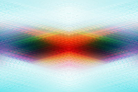 Bright intercrossing arrow shaped rays of light forming complex geometrical structures abstract texture/background.
