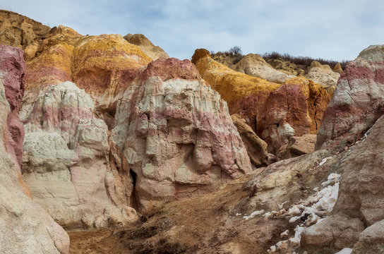 Paint Mines Interpretive Park, Unique and Colorful Ancient Geological Site in Colorado
