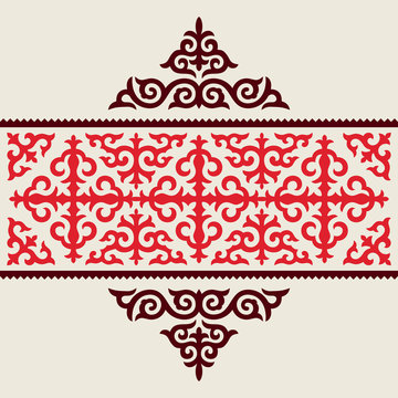Traditional ornament of middle Asia