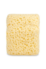 rectangular sponge on a white background