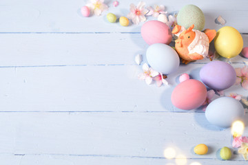 Obraz premium Spring background, Greeting card for Easter