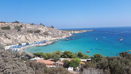 Fototapeta na wymiar coast of cyprus