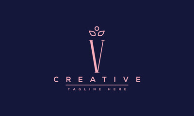 Modern creative V Logo Design and template. V VV icon initials based Monogram and Letters in vector.