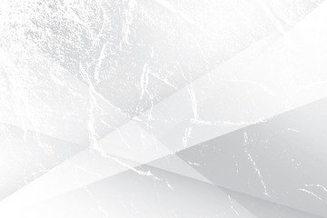 Abstract geometric white and gray color  with grunge background. Vector, illustration.
