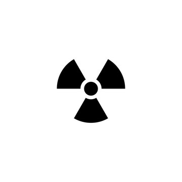 radioactive contamination vector icon illustration