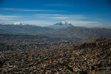 La Paz, capital city from Bolivia, South America