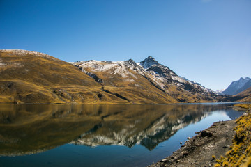 Mountains landscapes from Cordillera Real, Andes, Bolivia