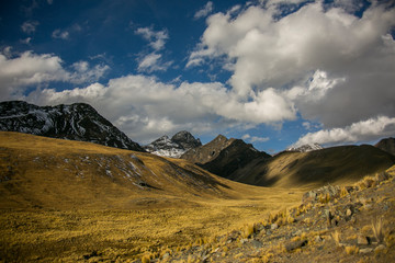 Mountains landscapes from Cordillera Real, Andes, Bolivia