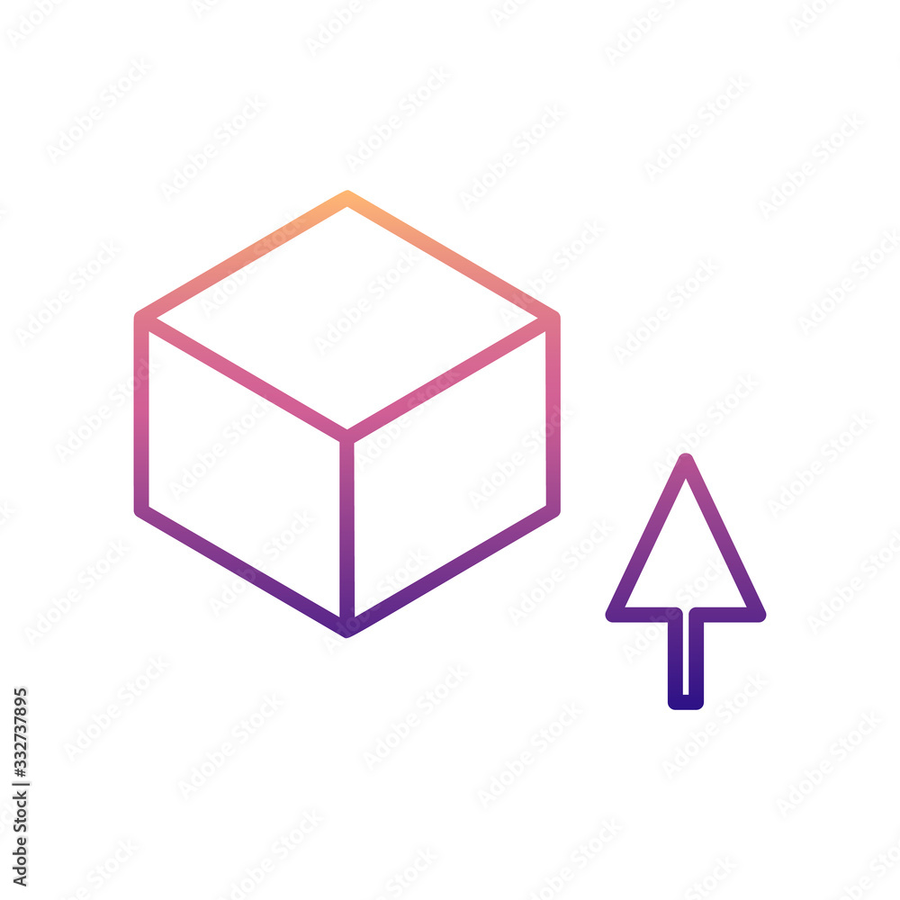 Poster download software nolan icon. simple thin line, outline vector of new technologies icons for ui and 