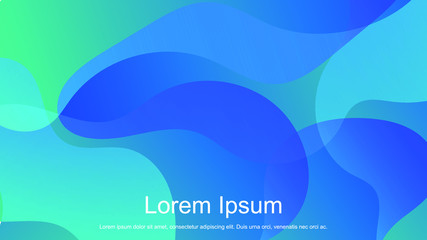 Abstract fluids composition background trend. Liquid gradient, fluid shape, wavy textures, dynamic background, gradient color, flowing shapes. Usable for landing page, presentation and wallpaper.