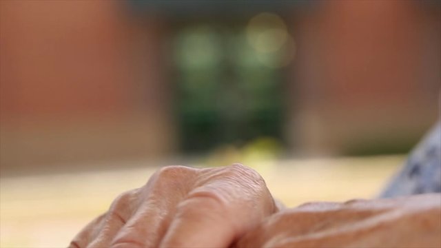 Closeup of Elderly Hands
