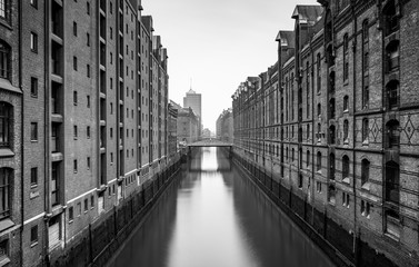 Monochrome Speicherstadt Hamburg