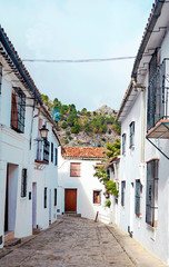 Village in the Sierra de Grazalema in Spain