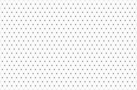 grey hexagon shape grid and line background