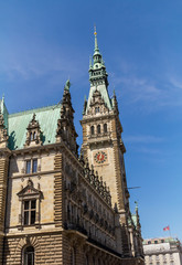 Obraz na płótnie Canvas Hamburg City Hall, Hamburg, Germany