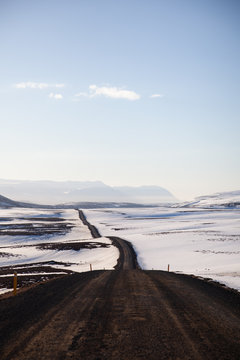 Quiet Gravel Road, North Iceland