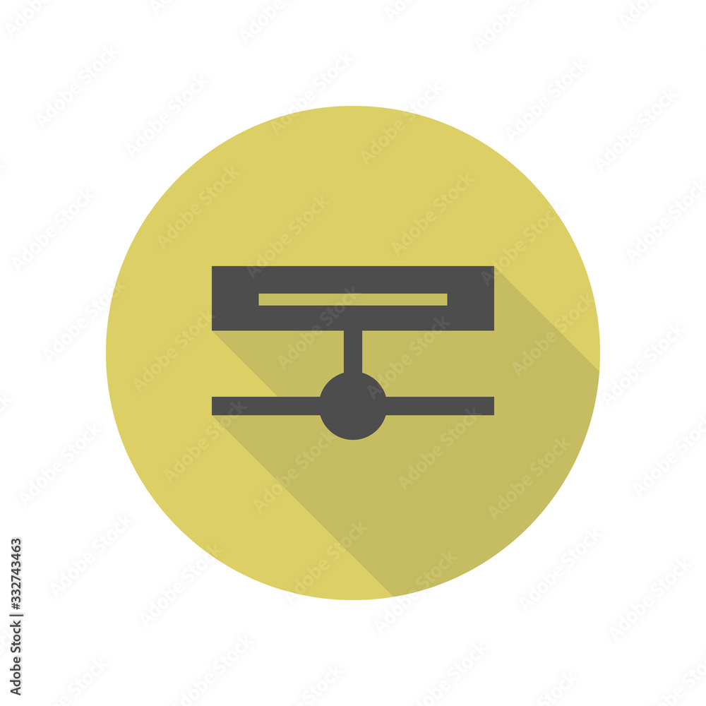 Poster communication line . element of web long shadow icon. simple glyph, flat vector of web icons for ui 