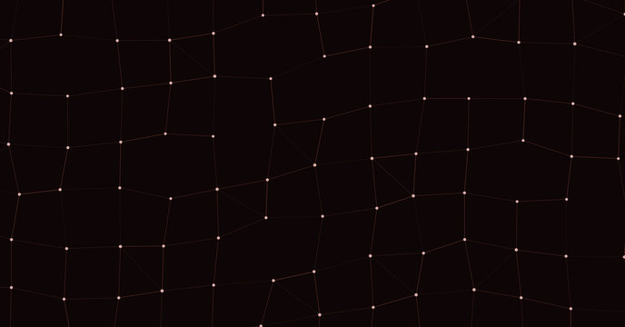 Network Mesh Procedural Art background illustration