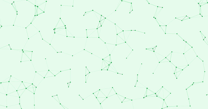 Network Mesh Procedural Art background illustration