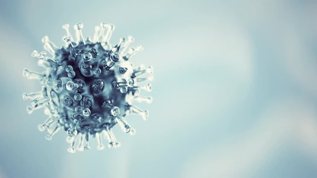 Coronavirus, Covid-19, 4k, animierter Loop