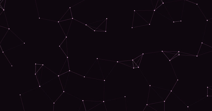Network Mesh Procedural Art background illustration