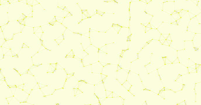 Network Mesh Procedural Art background illustration