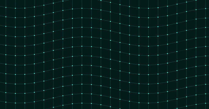 Network Mesh Procedural Art background illustration