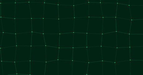 Network Mesh Procedural Art background illustration