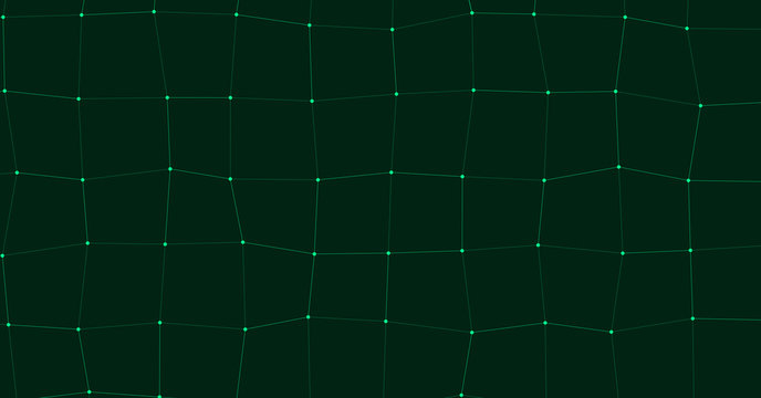 Network Mesh Procedural Art background illustration